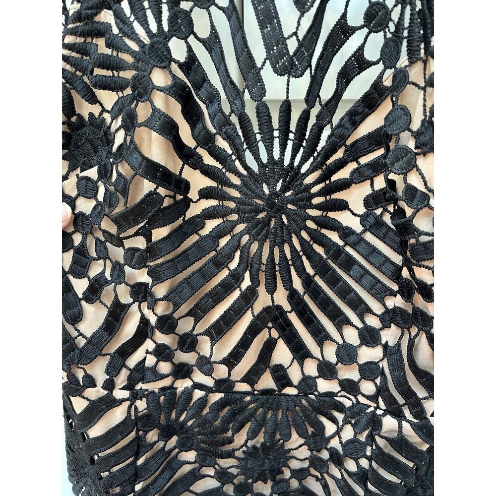 Saylor x Free People Presley Mini Dress Women's Sz XS Black Lace Romantic Goth - Picture 6 of 11